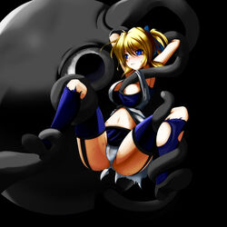 blonde_hair female guilty_gear kuromaru_(mugen) ky_kiske kyko m.u.g.e.n rule_63 tentacle