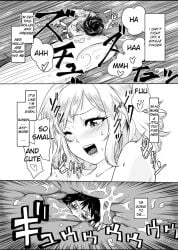 1boy 1girls arukarifurin assertive assertive_female blush blushing bullying collarbone comic completely_nude completely_nude_female cross_section crushing dialogue dominant_female doujinshi english_text femdom finger_in_pussy fingering fingering_pussy fingering_self fingers giantess heart_symbol helpless horny_female insertion inside_pussy internal_view larger_female looking_down looking_pleasured masturbation miniboy moan moaning moaning_in_pleasure monochrome motion_lines naked nude nude_female one_eye_closed open_mouth panels rape rough_sex shoulder_length_hair smaller_male sole_female sole_male squeezing_pussy taunting tearing_up text_bubble tight_pussy translated unbirth unbirthing unwilling vaginal vaginal_contractions vaginal_insertion vaginal_masturbation vore wet_pussy x-ray