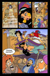 abu_(aladdin) akabur aladdin aladdin_(character) bondage comic disney disney_prince disney_princess female human iago nipples princess_jasmine tagme