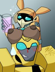 23isnumber1 bumblebee bumblebee_(transformers) ragetreb sari_sumdac straight transformers transformers_animated