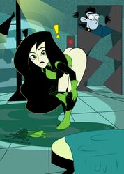 caught disney dr._drakken female human kim_possible levelord lltoon male medium_breasts shego straight_hair undressing