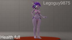 3d animated anthro aquatic_dragon dragon female female_protagonist freedom_planet freedom_planet_2 legoguy9875 no_sound sash_lilac video video_game