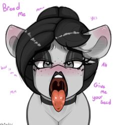 absurd_res equid equine female feral hi_res horse mammal mimic mimic_(oc) oral pony solo themimicartist