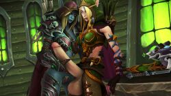 1futa 1girls 2022 3d alleria_windrunner balls banshee_(warcraft) big_balls big_penis blizzard_entertainment blonde_hair blue_eyes braid clothing elf elf_ears elf_futa female foreplay forsaken futa_balls futa_on_female futadarkrim futanari handjob hood huge_balls huge_cock hunter_(warcraft) incest penis pointy_ears red_eyes ship siblings sisters skimpy_clothes sylvanas_windrunner undead undead_(warcraft) void_elf void_elf_futa warcraft world_of_warcraft