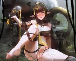 1futa anus areolae arknights ass balls belly belly_button black_hair blue_eyes breasts bulge completely_nude covered_in_cum cum cumming cumshot curvy curvy_figure dickgirl dildo dildo_in_hand dripping dripping_cum dripping_penis ejaculation elf_ears erect_penis erection eunectes_(arknights) feet feet_up flower flower_in_hair foreskin futanari goggles goggles_on_head hair_ornament hips holding_dildo intersex lancet-2_(arknights) lizard_tail mo_ne navel nipple_bulge nipples nude nude_futanari open_mouth partially_clothed penis penis_piercing piercing pointy_ears retracted_foreskin ripped_clothing ripped_pants sex_toy short_hair sitting sitting_on_floor solo solo_futa spread_legs tail testicles thigh_strap thighs vein veins veiny veiny_penis