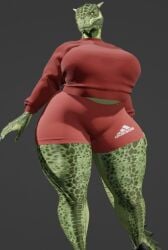 1girls 2022 3d 3d_(artwork) adidas anthro argonian arms_at_sides bethesda_softworks big_breasts black_fingernails black_nails breasts busty calves clawed_fingers claws clothed clothed_female clothes clothing coolmaster98 curvaceous curves curvy curvy_body curvy_female curvy_figure deeja feet_out_of_frame female female_focus female_only fully_clothed grey_background hips horn horns huge_breasts large_breasts legs legs_apart long_sleeves low_res lowres plain_background pose posing scales scalie shorts simple_background skin_tight skyrim solo solo_female solo_focus sportswear standing sweater the_elder_scrolls thick_thighs thighs tight_clothing tight_pants voluptuous wide_hips yellow_eyes yellow_sclera