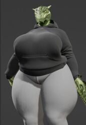 1girls 2022 3d 3d_(artwork) anthro argonian arms_at_sides bethesda_softworks big_breasts black_fingernails black_nails breasts busty calves clawed_fingers claws clothed clothed_female clothes clothing coolmaster98 curvaceous curves curvy curvy_body curvy_female curvy_figure deeja feet_out_of_frame female female_focus female_only fully_clothed grey_background hips horn horns huge_breasts large_breasts leggings legs legs_apart legwear long_sleeves low_res lowres plain_background pose posing scales scalie simple_background skyrim solo solo_female solo_focus sportswear standing sweater tail the_elder_scrolls thick_thighs thighs topwear voluptuous wide_hips yellow_eyes yellow_sclera