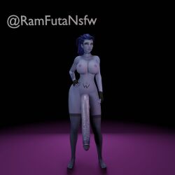 1futa 3d futa_only futanari huge_cock overwatch ramfutansfw solo stockings widowmaker