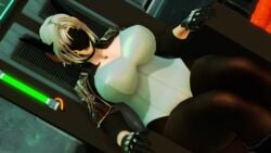 3d animated big_breasts breasts gigantic_breasts huge_breasts hyper_breasts large_breasts mask midget ozisan rape robot sound tagme video white_hair