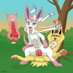 eeveelution from nintendo by digitoxici