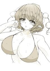 big_breasts bikini female poke200 shameimaru_aya swimsuit tagme touhou