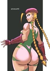 ass ass_focus back_view big_ass big_butt braid butt_crack butt_focus cammy_white colacat95 fat_ass female female_only huge_ass leotard looking_back standing street_fighter street_fighter_v thick thick_ass thick_thighs thighs thong_leotard wide_hips