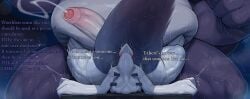 2021 anthro avian belly big_belly big_penis bodily_fluids duo ejaculating_cum foreskin genital_fluids genitals glans grey_body hi_res huge_cock humanoid_genitalia humanoid_penis hyper hyper_genitalia hyper_penis japanese_text legendary_pokémon lugia male male/male nintendo nude obese obese_anthro obese_male overweight overweight_anthro overweight_male penetration penis pokemon pokemon_(species) ridiculous_fit sex shadow_lugia shadow_pokémon size_difference stomach_bulge syuro text translated translated_description video_games white_body