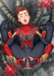 ahegao doctor_octopus gay male male_only marvel marvel_cinematic_universe marvel_comics otto_octavius peter_parker spider-man spider-man:_no_way_home spider-man_(series) spider-man_(tom_holland) straight_hair suiton tentacle_sex tentacles tom_holland yaoi