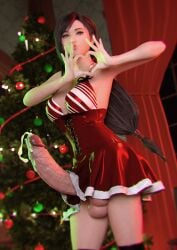 tifa lockhart from christmas by zeroshimi