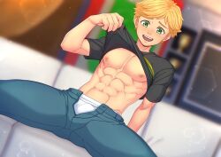 adrien agreste from miraculous ladybug by suiton