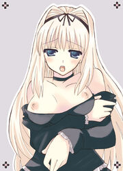 aoyama_asuka breasts clothing female kusugawa_sasara large_breasts pointy_chin solo to_heart_(series) to_heart_2