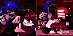 ambiguous_penetration ass_grab ass_up biting_lip cheating_girlfriend cum cum_inside cumming doggy_style eyes_half_open freakyjackz friday_night_funkin girlfriend_(friday_night_funkin) grabbing_from_behind rerun_gf scrimbo_(sonic.exe) short_hair sonic.exe sonic_(series) vs._sonic.exe_rerun