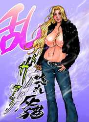 1girls bleach female female_only kazuki_kotobuki matsumoto_rangiku solo tagme