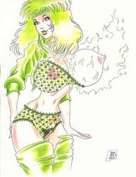 1girls beatriz_da_costa breasts dc female fire_(dc) jla justice_league justice_league_international rob_durham