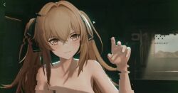 1girls 3d completely_nude completely_nude_female girls'_frontline nude_edit orange_hair shorter_than_10_seconds shorter_than_30_seconds tagme ump9_(girls'_frontline) video