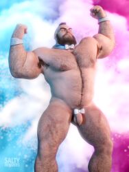 3d 3d_(artwork) 3d_model beefy bowtie brown_hair capcom hairy hairy_male himbo male_nudity male_only muscles muscular muscular_male naked naked_male nude nude_male saltyrenders soft_penis solo solo_focus solo_male street_fighter street_fighter_6 wholesome wholesome_nudity wrestler zangief