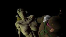 3d boba_fett green_skin mandalorian oola return_of_the_jedi star_wars twi'lek ukiandre