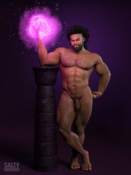 1boy 1human 1male 3d 3d_(artwork) 3d_model african african_male black_hair brown_hair dark-skinned_male dark_skin flaccid flaccid_cock flaccid_penis hairy hairy_male long_hair lucas_bishop male male_focus male_only male_solo manly marvel marvel_comics melanin muscles muscular muscular_male nude pubes pubic_hair saltyrenders solo solo_focus solo_male superhero superpowers uncut_penis x-men