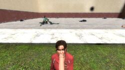 1boy 1girls 3d combine_(half-life_series) crossover female garry's_mod gm_construct half-life_(series) half-life_2 holy_shit_(artist) human human_female human_male human_only hunter_(half-life) left_4_dead left_4_dead_(series) male oral sex straight tagme zoey_(left_4_dead)