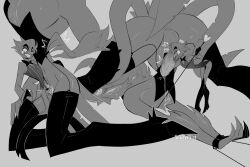 asmodeus (helluva boss) from hazbin hotel by saucymist