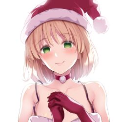 1girls christmas christmas_hat female female_only nasu_rei solo world_trigger