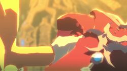 3d animated breath_of_the_wild cum cumshot facial hi_res highres link link_(breath_of_the_wild) mipha no_sound sable_serviette short_playtime tagme the_legend_of_zelda video webm