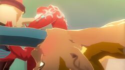 2boys 2girls 3d accurate_art_style animated blonde_female blonde_hair blowjob breath_of_the_wild cum cum_on_face hi_res highres link link_(breath_of_the_wild) mipha no_sound official_style princess_zelda sable_serviette tagme the_legend_of_zelda video webm zelda_(breath_of_the_wild)