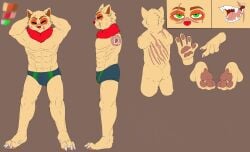 2017 4_fingers 4_toes abs anthro ass back_scar belly biceps big_abs big_deltoids big_muscles big_pecs blue_clothing blue_speedo blue_swimwear brown_body brown_eyebrows brown_face brown_fur brown_inner_ear brown_markings brown_spots cheek_tuft claws closed_eyes closed_smile clothed clothed_anthro clothed_male clothing color_swatch colored deltoids dewclaw digital_media_(artwork) digitigrade ear_tuft eyebrow_scar eyebrows facial_markings facial_scar facial_tuft feet fingers flat_colors front_view fur gore green_clothing green_eyes green_speedo green_swimwear gums half-closed_eyes hands_above_head hands_behind_head happy head_markings head_tuft heyimteedo hi_res humanoid_hands league_of_legends leg_tuft looking_at_viewer looking_forward male male_anthro male_only mammal manly markings model_sheet mouth_scar multicolored_body multicolored_fur muscular muscular_anthro muscular_male narrowed_eyes navel nude_anthro nude_male obliques pawpads pecs pink_gums pink_mouth pink_pawpads pink_tongue quads red_neckwear red_nose riot_games scar serratus sharp_teeth side_view solo speedo spots swimwear tan_arms tan_back tan_belly tan_body tan_butt tan_chest tan_ears tan_face tan_feet tan_fur tan_legs tan_neck tan_toes teemo teeth toes tongue topless topless_anthro topless_male triceps tuft two_tone_body two_tone_face two_tone_fur two_tone_speedo video_games white_claws yordle