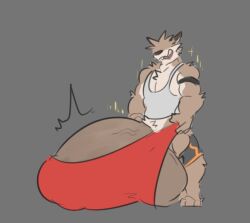 abs balls biceps bodybuilder furry harewolf hyper hyper_balls hyper_genitalia hyper_muscles hyper_penis hyper_testicles male male_focus male_only muscles muscular muscular_arms muscular_ass muscular_back muscular_legs muscular_male muscular_thighs nipples pecs penis testicles veins veiny_penis
