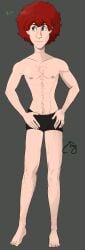 artist_signature boxer_briefs chest_hair kyle_broflovski shirtless_male solo_male south_park yamikaisu