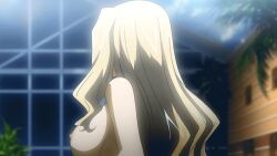 blonde_hair breasts casual elizabeth_mably female female_only freezing_(series) human naked pale_skin screencap solo tagme topless