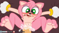 amy_rose anal bodily_fluids breasts clothing cum duo eulipotyphlan female forced genital_fluids gloves handwear hedgehog hi_res human male male/female mammal nipples open_mouth orgasm paws rape sega sonic_(series) sonic_the_hedgehog_(series) theyiff