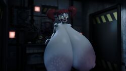 1girls 3d animatronic artidemonboy baby_(fnafsl) big_breasts breasts_bigger_than_head circus_baby circus_baby_(fnaf) enormous_breasts five_nights_at_freddy's giant_breasts green_eyes huge_breasts humanoid hyper hyper_breasts k large_breasts massive_breasts red_hair sister_location solo_female solo_focus white_skin