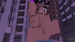 giantess goolba kayla_(minecraft) macro micro minecraft naked tiny