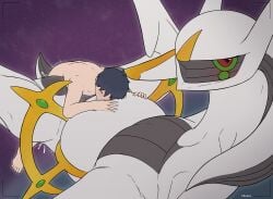 arceus ass blush bodily_fluids closed_eyes conditional_dnp cum cum_in_pussy cum_inside duo ejaculation erection face_on_belly female female_on_human female_penetrated feral feral_penetrated from_front_position genital_fluids hi_res human human_on_feral human_penetrating human_penetrating_feral interspecies larger_female larger_feral larger_penetrated legendary_pokémon levitating lying male male/female male_on_feral male_on_top male_penetrating male_penetrating_female male_penetrating_feral mammal missionary_position nintendo nude on_back on_top penetration penile penile_penetration pikajota pokémon_(species) poképhilia pokemon pokemon_legends:_arceus quadruped selfie sex size_difference smaller_human smaller_male spread_legs spreading squish vaginal_penetration video_games