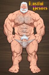 balls bara beard bulge everett_(lustful_desires) gay hairy lustful_desires male male_only muscles muscular penis solo solo_male zoroj