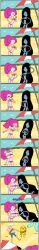 2boys 2girls adventure_time bat_wings bats beach big_breasts bikini black_bikini black_hair breast_expansion canine comic comic_strip competition competition_swimsuit dog_humanoid enlarged_breasts faint female finn_the_human giant_breasts grey_skin human human_male jake_the_dog long_hair male marceline missing_arm one_arm pale_skin pink_hair pink_skin ponytail princess_bubblegum striped_bikini striped_bikini_bottom striped_bikini_top swimming_trunks swimsuit swimwear vampire xierra099