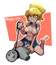 angry cum cum_in_pussy facial femdom juicy_lima metroid nintendo samus_aran strangling tomboy