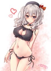 bra breasts clavicle cleavage cute eyebrows_visible_through_hair female gluteal_fold hair hair_ornament high_resolution kantai_collection kashima_(kantai_collection) looking_at_viewer medium_breasts off_shoulder open_clothes open_shirt pantsu pion scan shiny shiny_hair shiny_skin sidelocks solo stomach tagme thighs underwear underwear_only very_high_resolution white_bra white_panties white_underwear zoom_layer