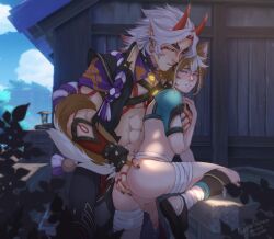 arataki itto from genshin impact by mikipeen