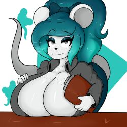 big_breasts breasts_bigger_than_head felestell female mouse_girl mouse_humanoid tagme tagme_(character)