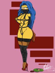 marge simpson from the simpsons by dh6966