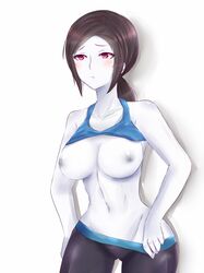 wii fit trainer from nintendo by oppaniichan