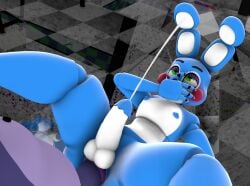 anal anthro anthro_on_anthro blue_body blush bonnie_(fnaf) completely_naked completely_nude covering_mouth cumming cumming_while_penetrated eyes_rolling_back femboy five_nights_at_freddy's five_nights_at_freddy's_2 fnaf furry gay gay_anal gay_sex green_eyes jakesfm male male/male male_only missionary missionary_position naked naked_male nipples purple_body scottgames size_difference toy_bonnie_(fnaf) withered_bonnie